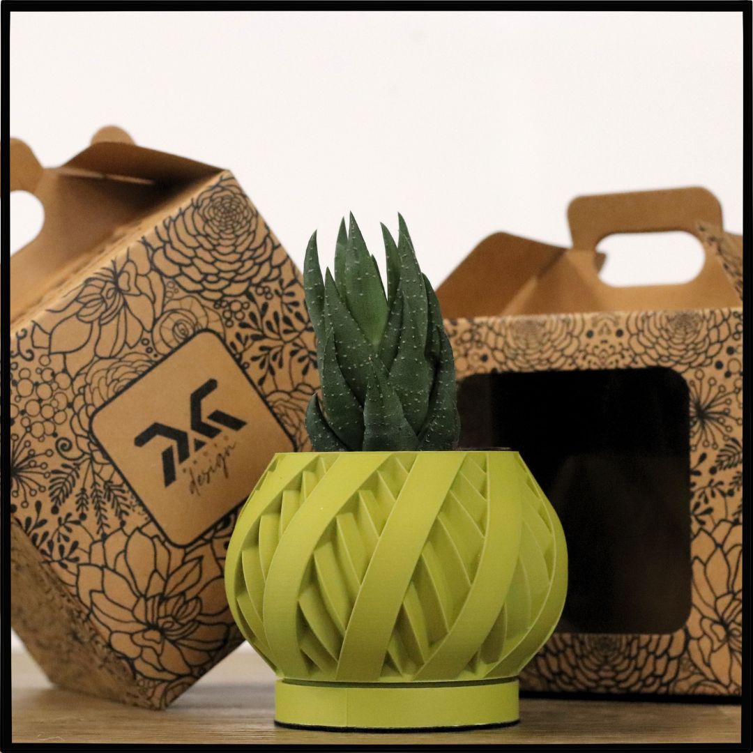 Vaso Tiny modello GIRONA- MUSTARD GREEN