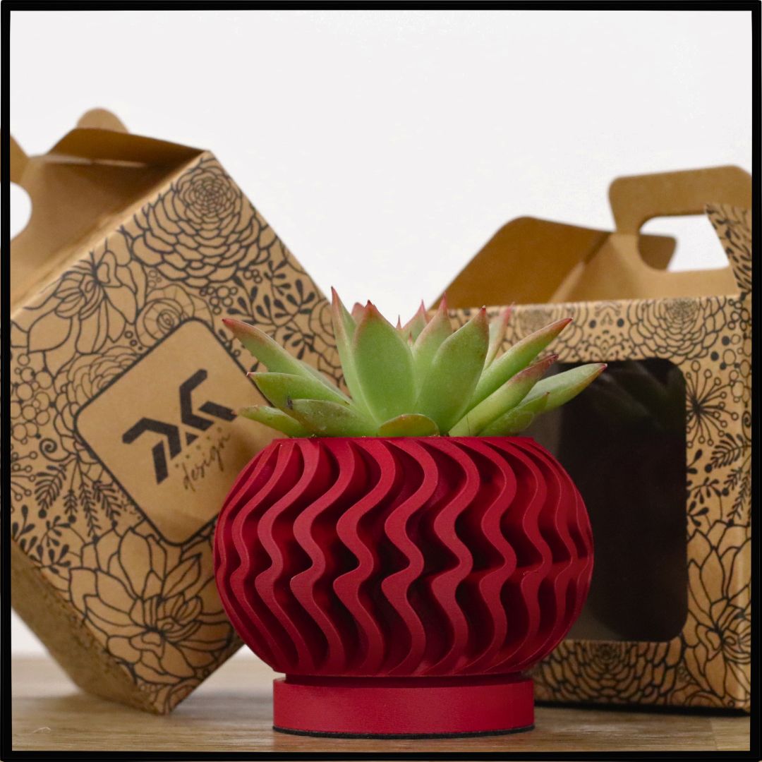 Vaso Tiny modello FORTALEZA - CHERRY RED