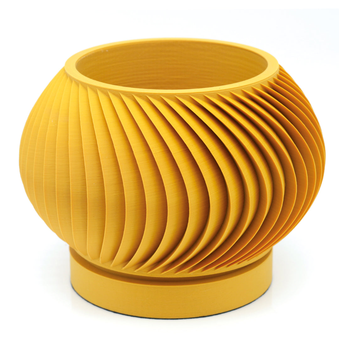 Vaso design modello ARUBA - MUSTARD YELLOW