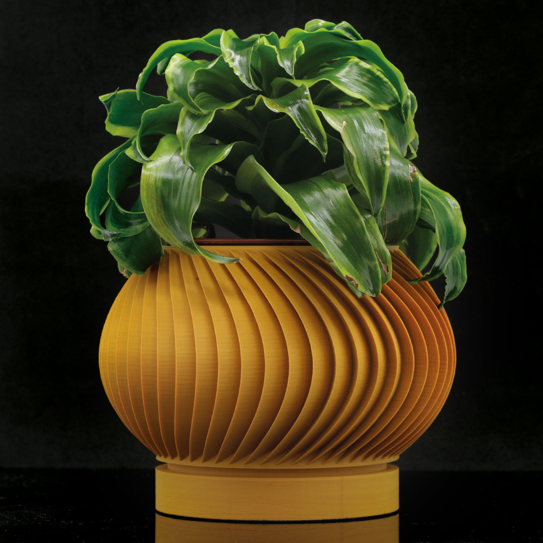 Vaso design modello ARUBA - MUSTARD YELLOW