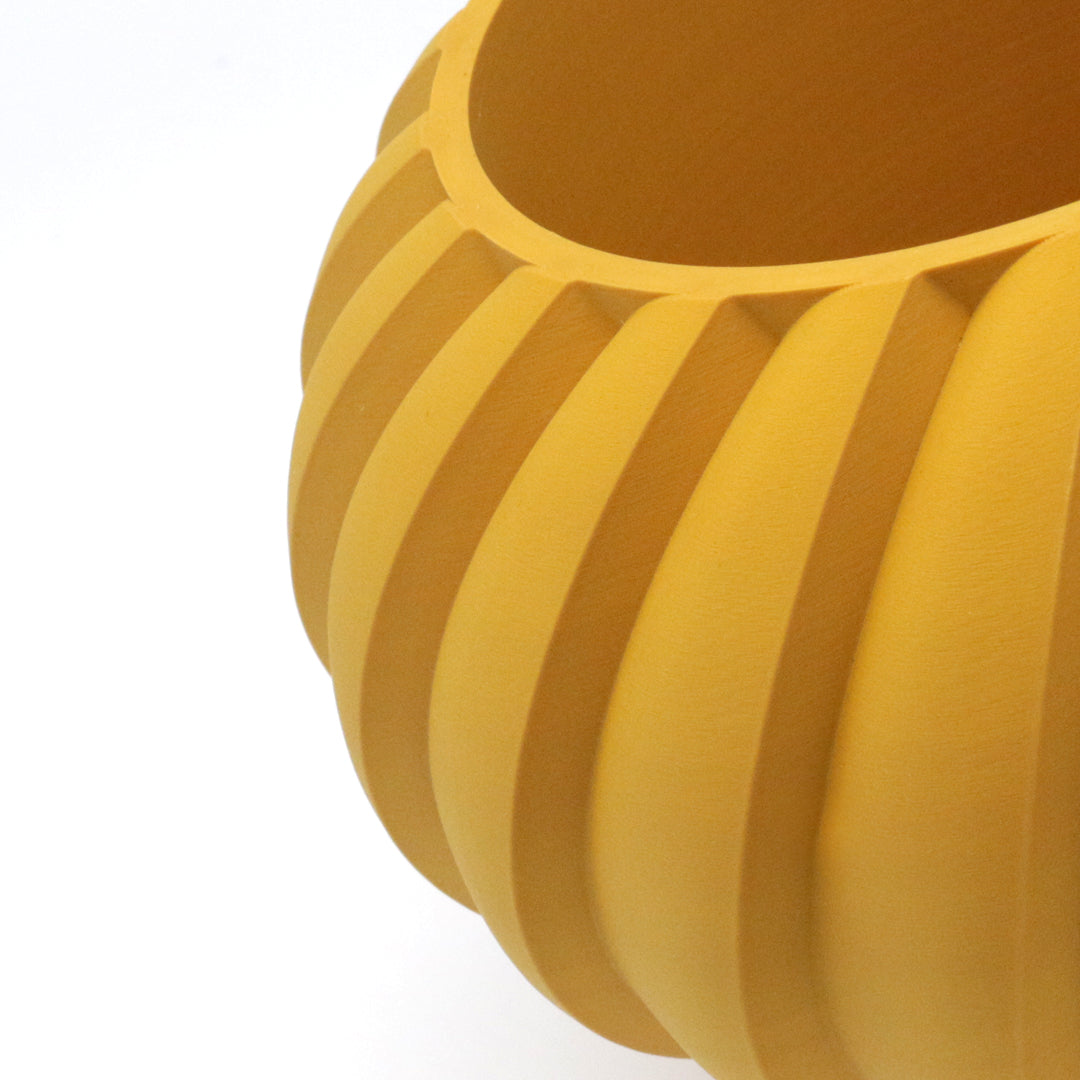 Vaso design modello BARCELONA - MUSTARD YELLOW