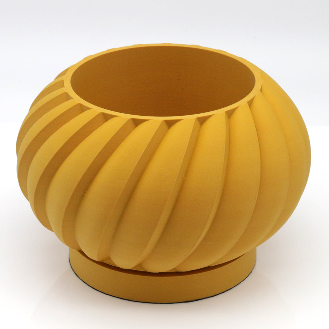 Vaso design modello BARCELONA - MUSTARD YELLOW