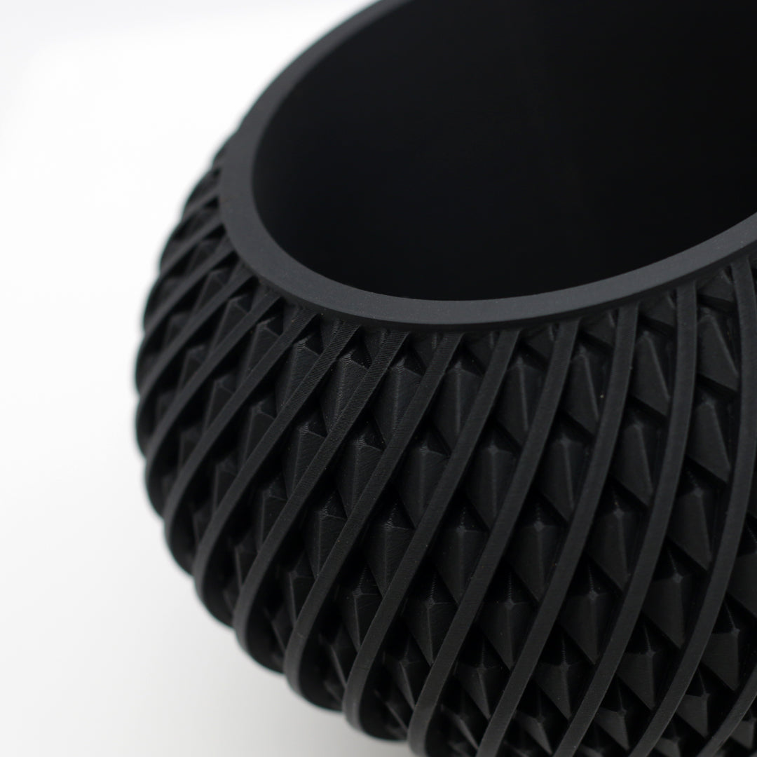 Vaso design modello DELHI - MATTE BLACK