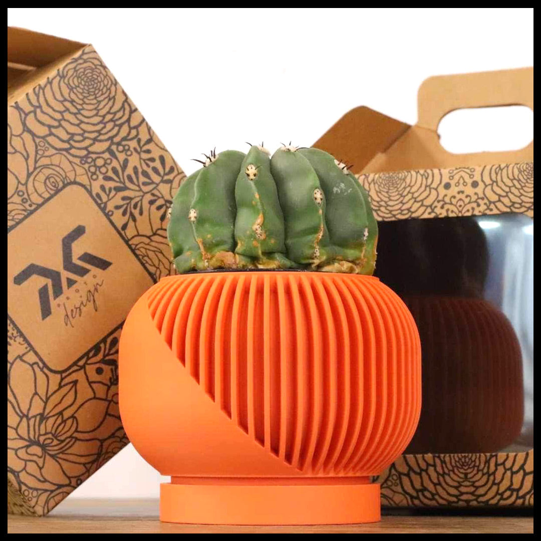 Vaso Tiny modello MALAGA - MATT ORANGE