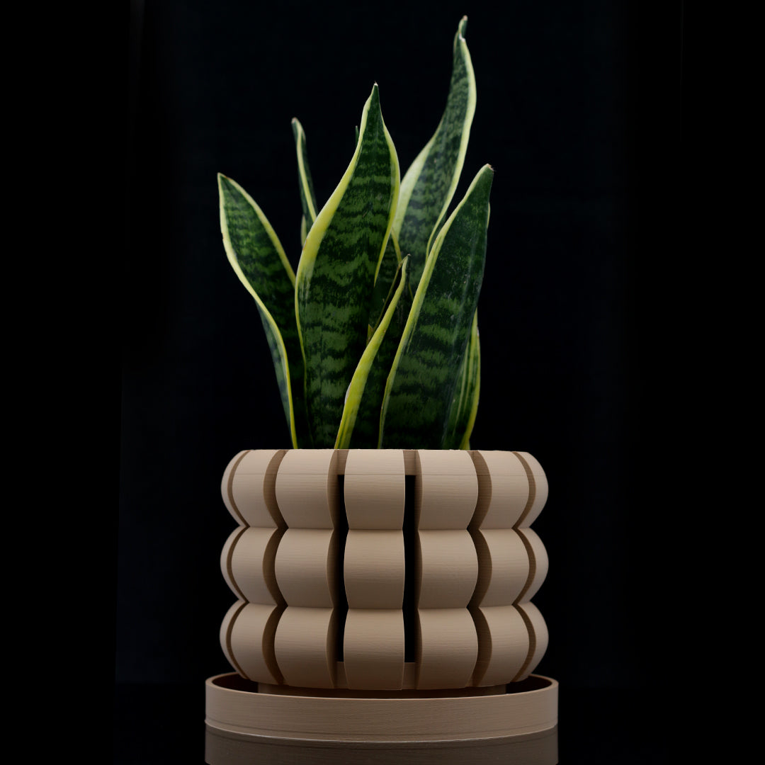 Vaso design modello CANCUN - MATTE KHRAFT