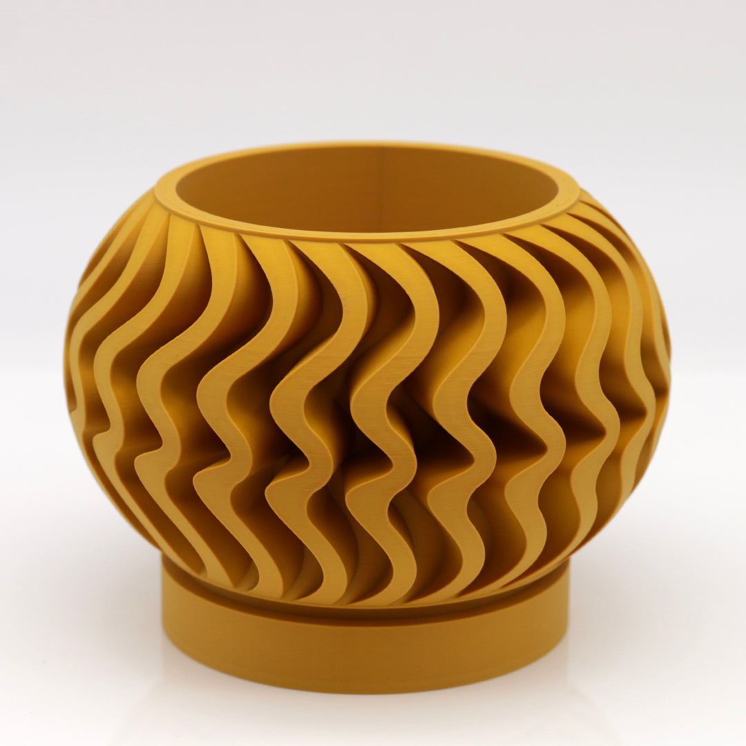 Vaso design modello FORTALEZA - MUSTARD YELLOW