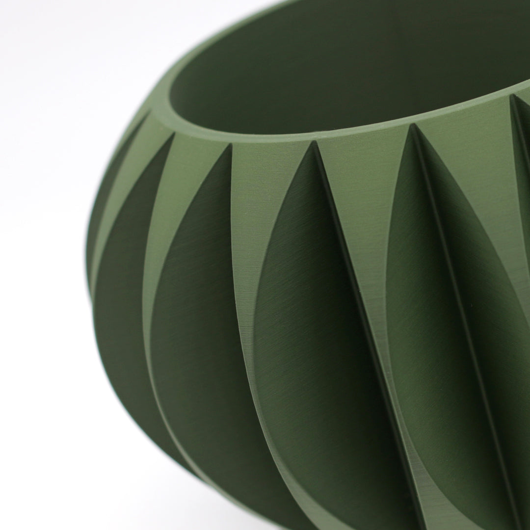 Vaso design modello HONOLULU - OLIVE GREEN