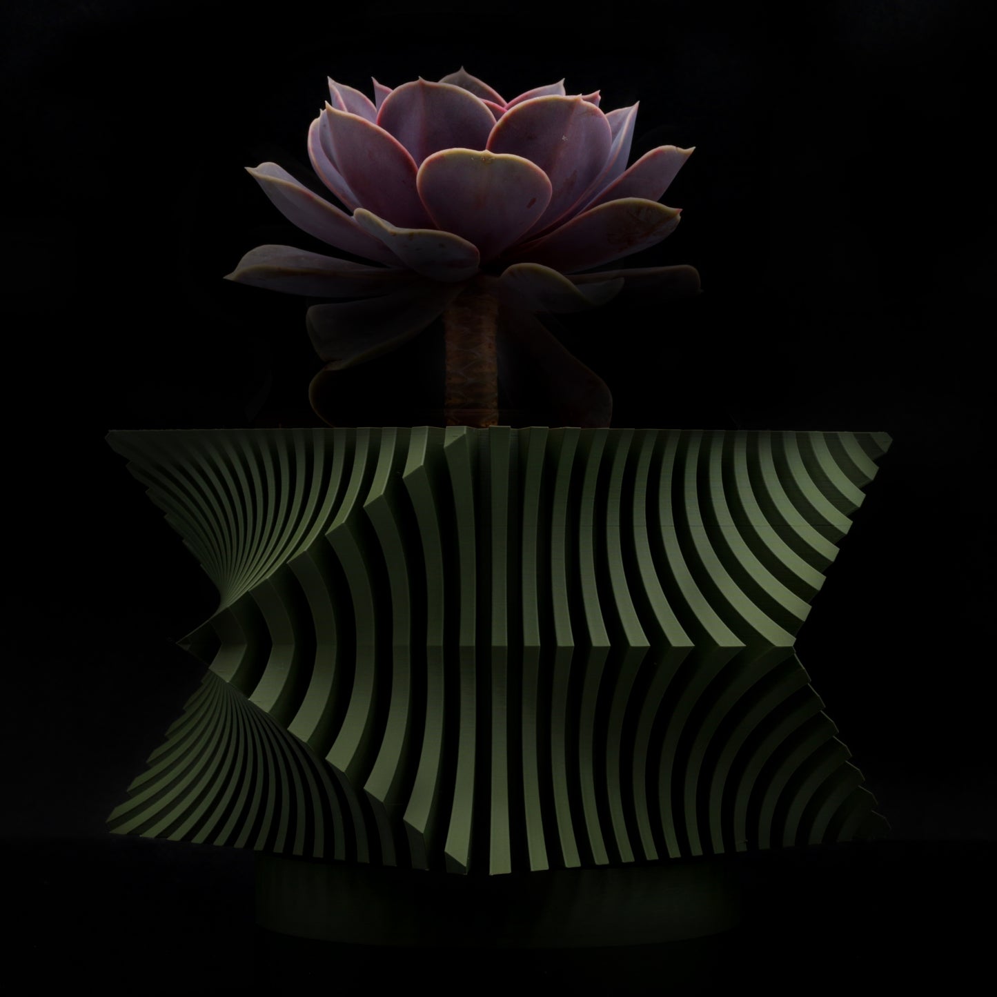 Vaso design modello DOHA - OLIVE GREEN
