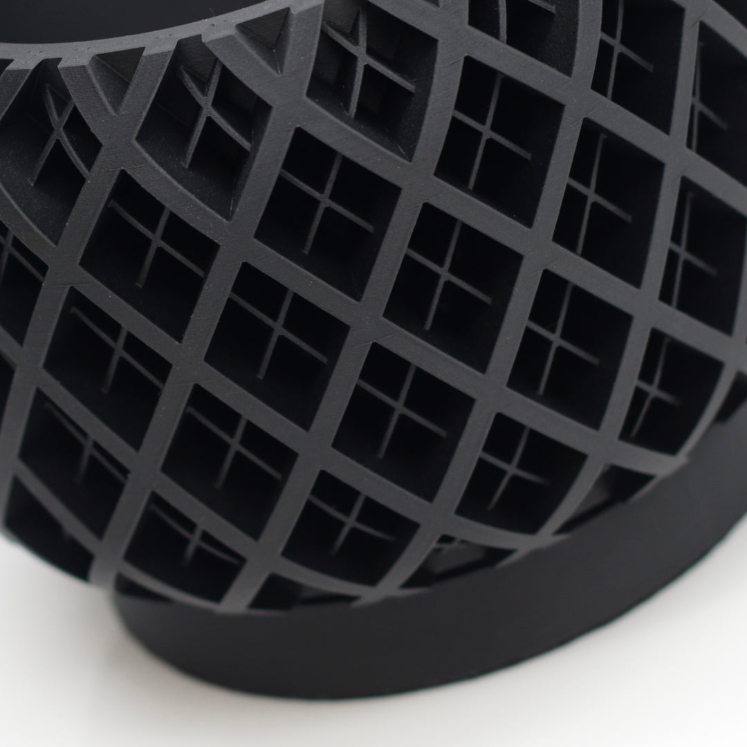 Vaso design modello TAORMINA - MATTE BLACK
