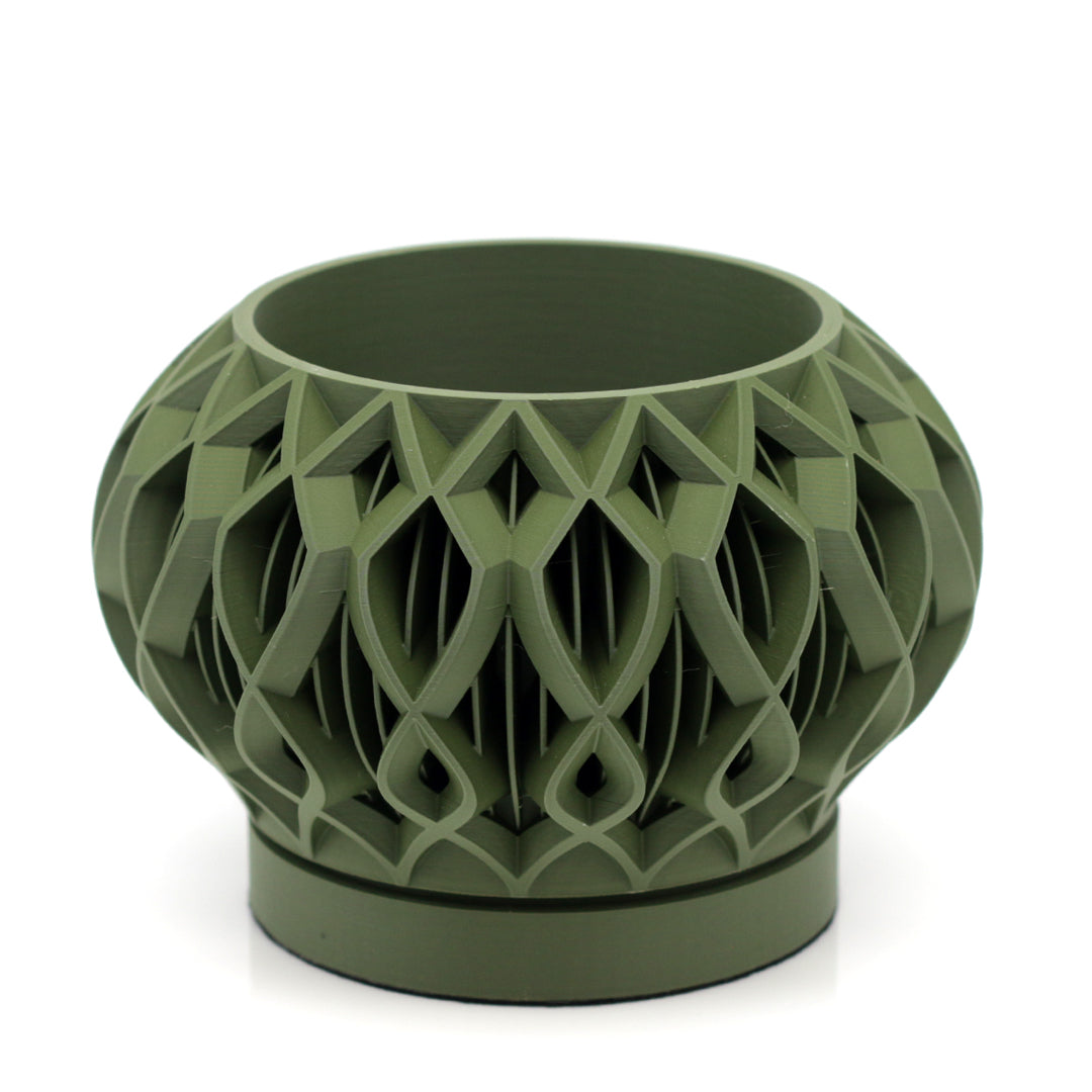 Vaso design modello SINGAPORE - OLIVE GREEN
