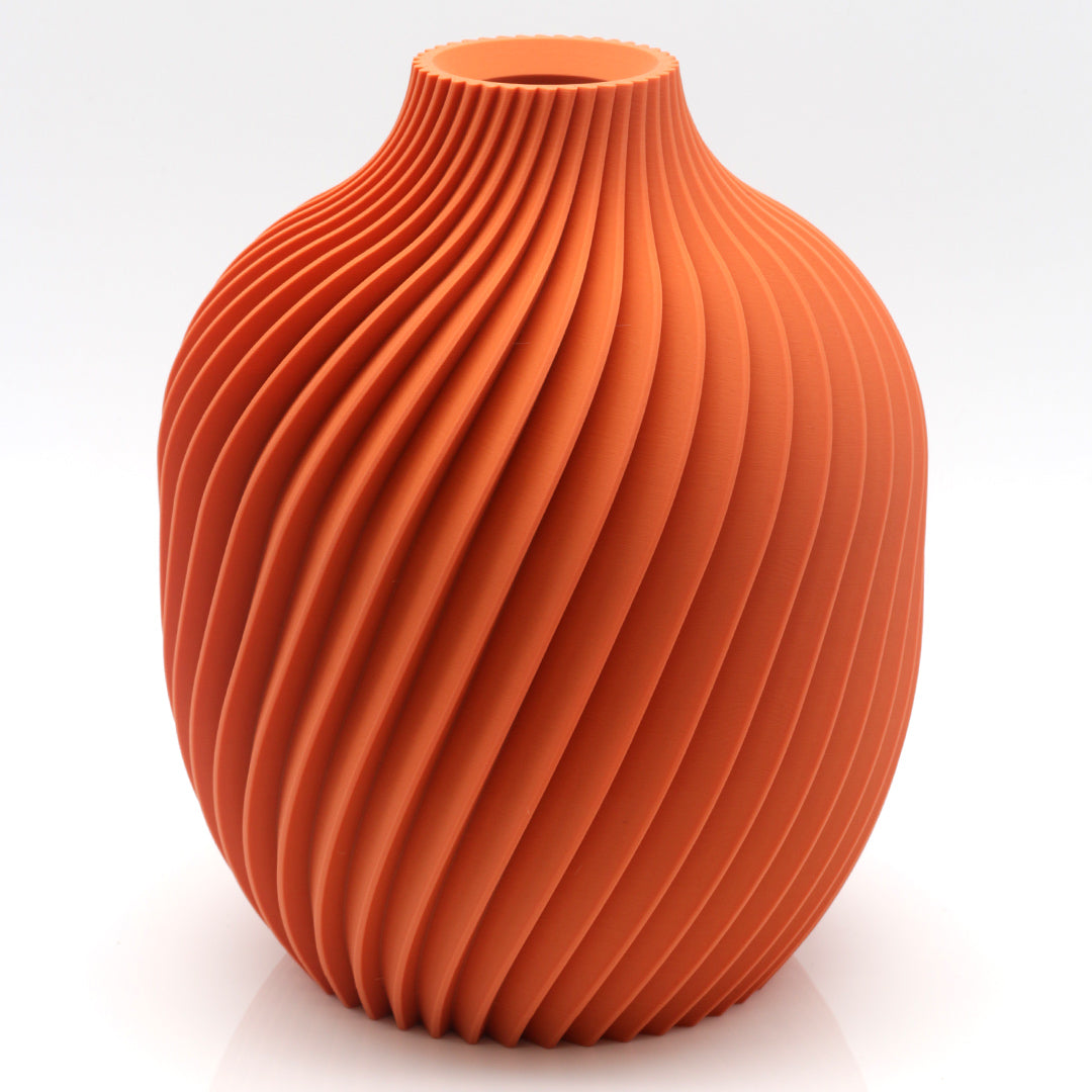 Vaso design modello PORTO - MATTE ORANGE