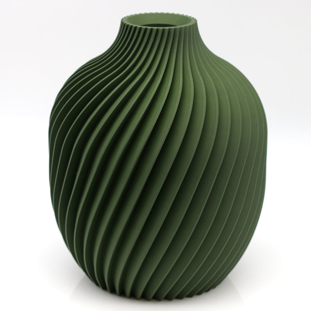 Vaso design modello PORTO - OLIVE GREEN