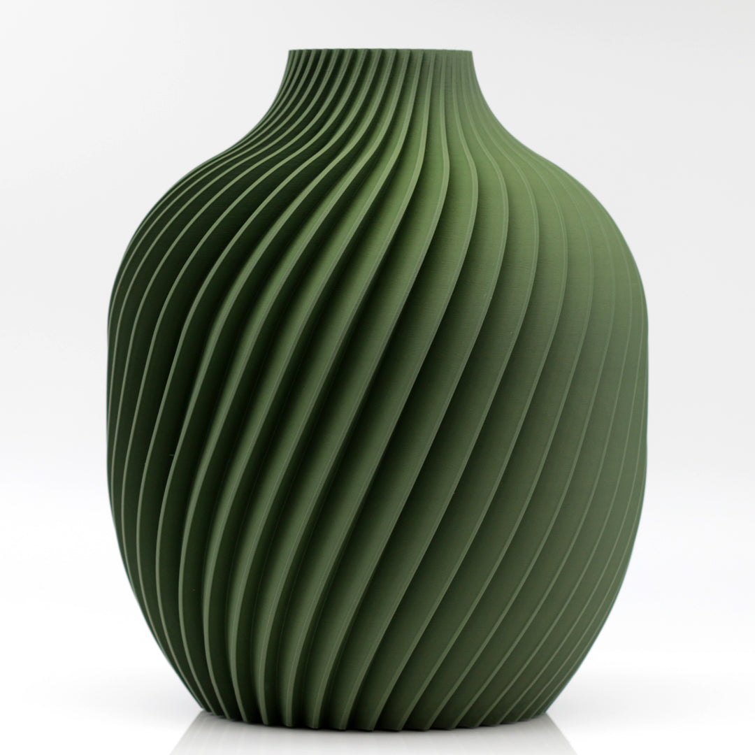 Vaso design modello PORTO - OLIVE GREEN