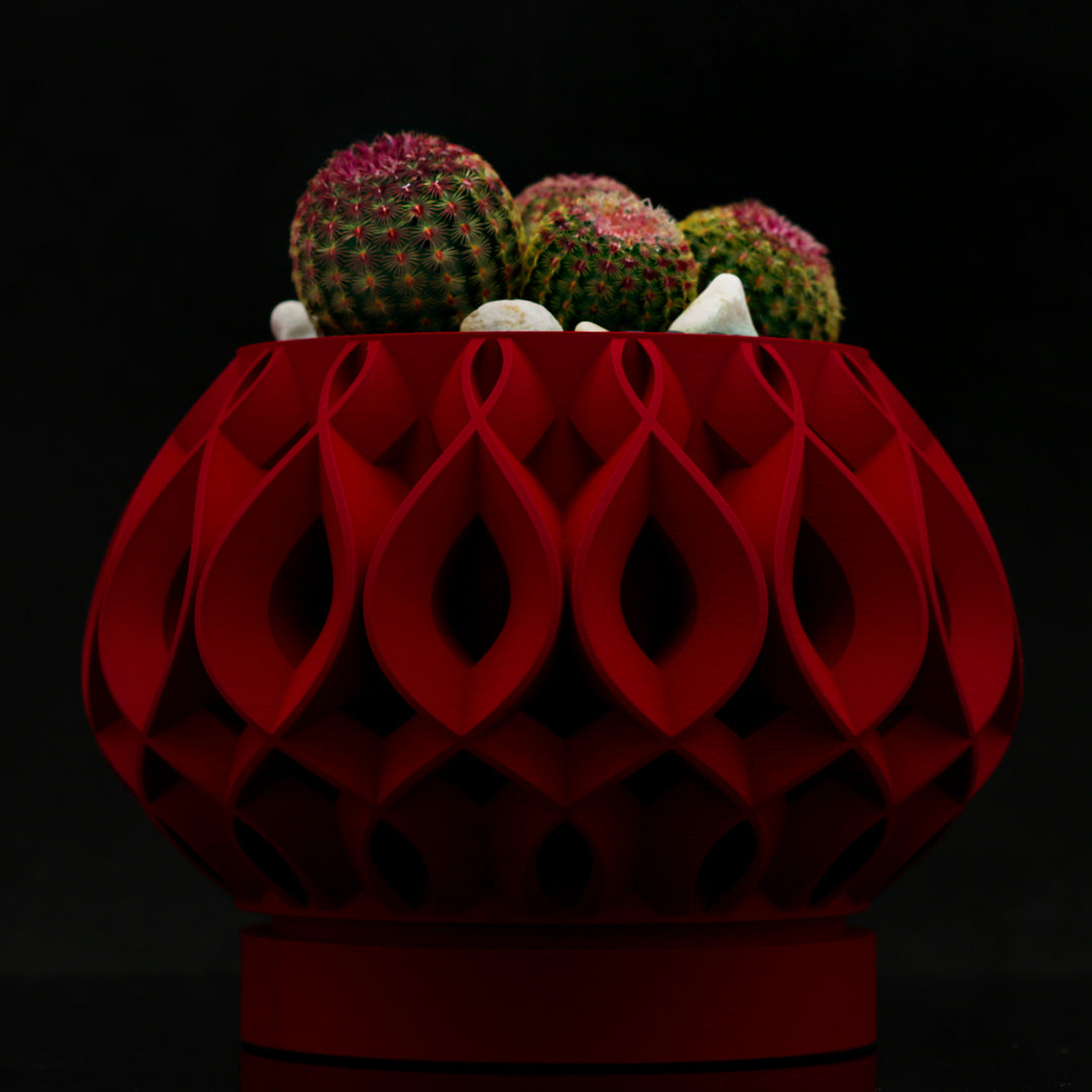 Vaso design modello SIVIGLIA - CHERRY RED