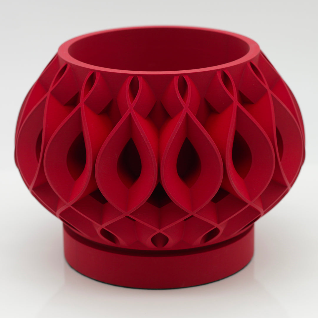 Vaso design modello SIVIGLIA - CHERRY RED