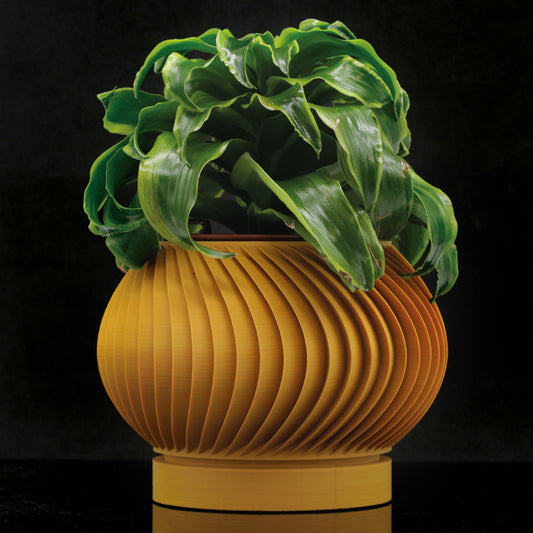 Vaso design modello ARUBA - MUSTARD YELLOW