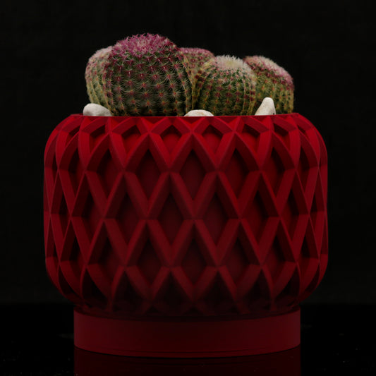 Vaso design modello OSAKA - CHERRY RED