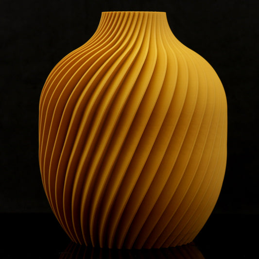 Vaso design modello PORTO - MUSTARD YELLOW