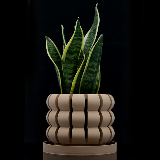 Vaso design modello CANCUN - MATTE KHRAFT