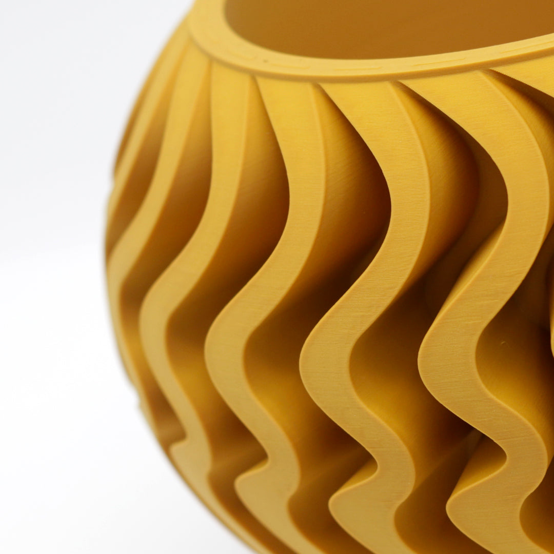 Vaso design modello FORTALEZA - MUSTARD YELLOW