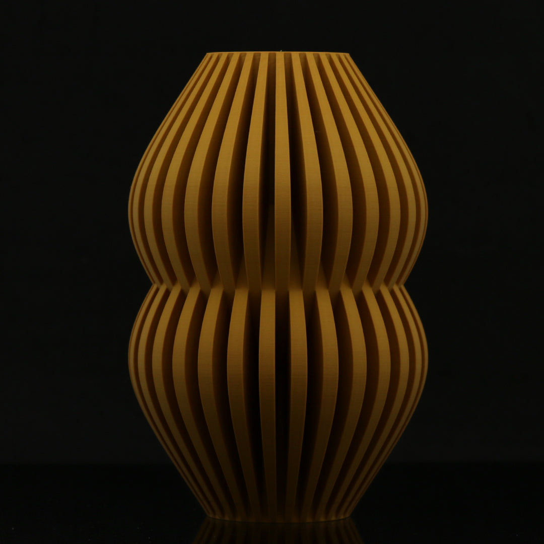 Vaso design modello STOCCOLMA - MUSTARD YELLOW