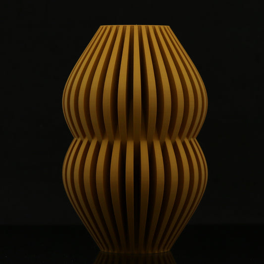 Vaso design modello STOCCOLMA - MUSTARD YELLOW