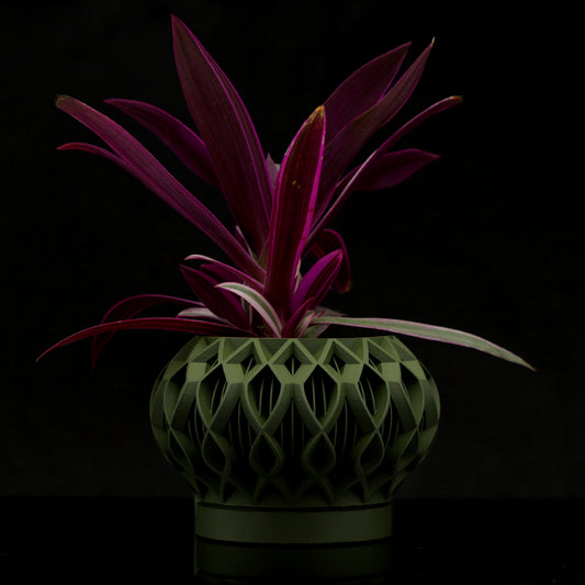 Vaso design modello SINGAPORE - OLIVE GREEN