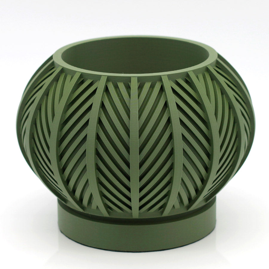 Vaso design modello BALI - OLIVE GREEN