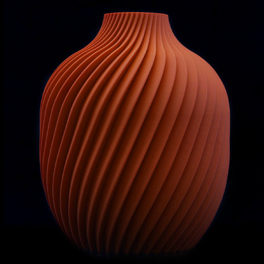 Vaso design modello PORTO - MATTE ORANGE
