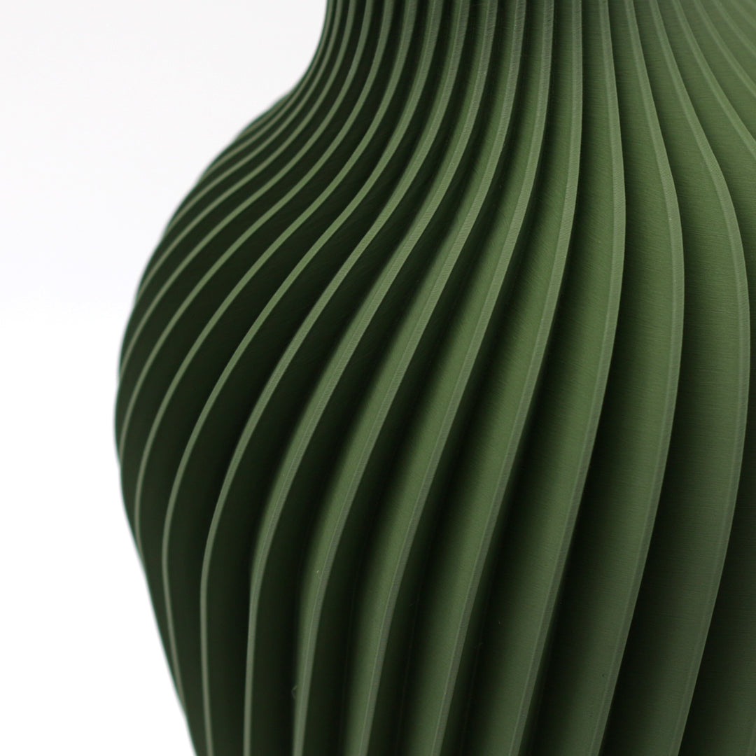 Vaso design modello PORTO - OLIVE GREEN