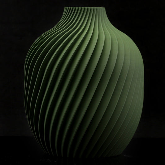 Vaso design modello PORTO - OLIVE GREEN
